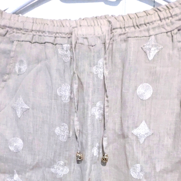 Linen Capris - Made in Italy - Small - Picture 3 of 7